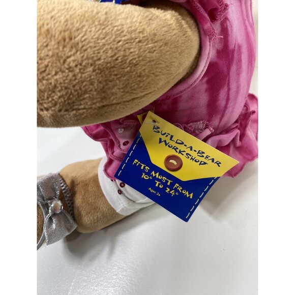 Build a Bear Velvet Hugs Brown Soft Plush Asthma Allergy Friendly Clothes Shoes - Picture 6 of 12